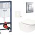 Závesný wc set do ľahkých stien / predstenová montáž Swiss Aqua Technologies Infinitio SIKOGRSIN11E