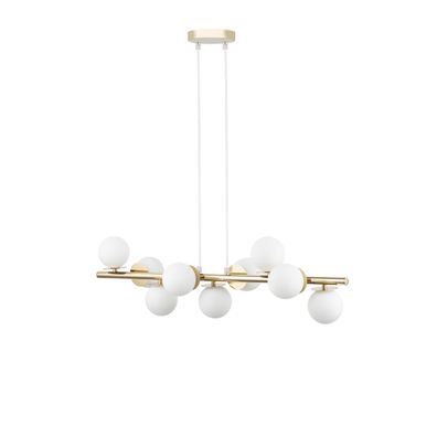 Luster na lanku AVOLA 9xG9/12W/230V zlatá