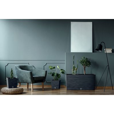 NABBI DFS240 plastový kvetináč 24 cm antracit