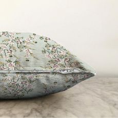 Zelená obliečka na vankúš s prímesou bavlny Minimalist Cushion Covers Bloom, 55 x 55 cm