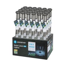 Aigostar - LED solárna lampa LED/0,012W/1,2V 100 mAh 6500K IP44 55 cm