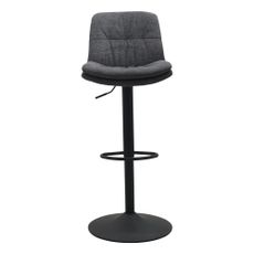 Tmavosivá barová stolička s nastaviteľnou výškou Colville – Unique Furniture