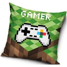 Dekoračný vankúš Minecraft Gamer - 40 x 40 cm