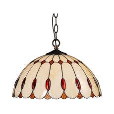 Prezent  226 - Luster na reťazi TIFFANY 2xE27/60W/230V
