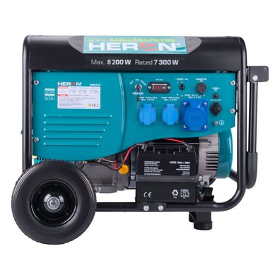 Elektrocentrála benzínová a plynová (LPG/NG) 17HP/8,2kW, elektrický štart, ATS ready, podvozok