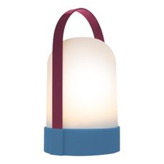 Červeno-modrá LED stmievateľná stolová lampa (výška 25 cm) Uri – Remember