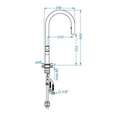 ALVEUS 1150776 - Drezová batéria SWAN 44,9 cm zlatá