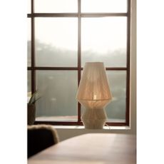 Stolová lampa v prírodnej farbe s textilným tienidlom (výška 54 cm) Razzo – Markslöjd