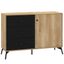 Komoda Agis 05 honey castello oak/black mat