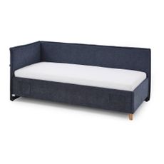 Tmavomodrá detská posteľ s úložným priestorom 90x200 cm Fun – Meise Möbel