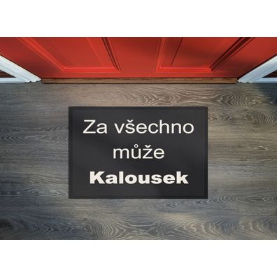 GDmats , Rohožka Kalousek 40x60 cm – na von aj na doma, 40x60, čierna
