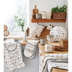 Utierky a chňapka v súprave 4 ks Country Animals – Cooksmart ®