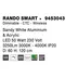 LED luster Rando Smart 60 biele