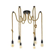 Eglo 43195 - Luster na lanku RAMPSIDE 6xE27/28W/230V pavúk