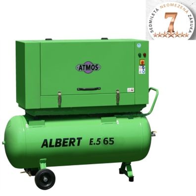 Skrutkový kompresor Atmos Albert E.65 KOMFORT + vzdušník