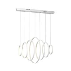 LED Luster na lanku VERTIGO LED/86W/230V biela