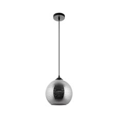 Luster na lanku 1xE27/60W/230V pr. 20 cm čierna