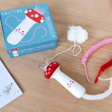 Kreatívna súprava Knitting Kit Mushroom – Rex London