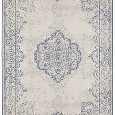 NORTHRUGS - Hanse Home koberce Kusový koberec Twin Supreme 103871 Blue / Cream – na von aj na doma - 80x150 cm