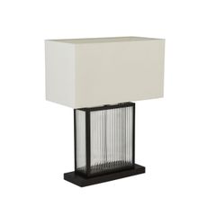 Searchlight EU54210BK - Stolná lampa CLARENDON 1xE27/60W/230V čierna