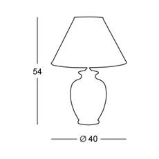 Kolarz A1340.71.Gr - Stolná lampa CHIARA 1xE27/100W/230V biela/šedá pr. 40 cm