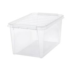 SmartStore Úložný box s bielymi klipmi Classic, 47 l, 47 l