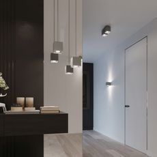 Sollux SL.0058 - Nástenné svietidlo QUAD 1 1xG9/8W/230V šedá