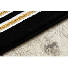 Dywany Łuszczów , Kusový koberec Gloss 6776 86 greek black/gold, 120x170, čierna, chodba / predsieň