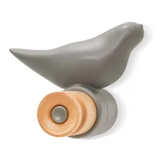 Sivý nástenný háčik Bonami Essentials Bird