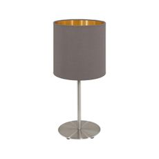 Eglo 55214 - Stolná lampa PASTERI 1xE14/40W/230V hnedá/medená