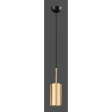 Závesné svietidlo v zlatej farbe Squid Lighting Geo, výška 124 cm