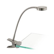 Eglo 54648 - LED Stolná lampa s klipom LED/4,5W/230V 3000K matný chróm
