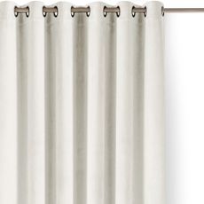 Krémový zamatový dimout záves 140x225 cm Velto – Filumi