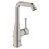 Vysoká umývadlová batéria Grohe Essence New s otočným ramienkom supersteel 32628DC1