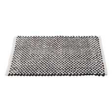 Čiern-obiela textilná kúpeľňová predložka 50x80 cm Covelo – Wenko