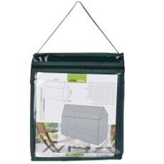 DekorStyle Ochranný obal na zahradní houpačku ZAV 225x145x175 cm černý/zelený