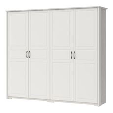 Skriňa 4d Evergreen p4/eg ivory mat