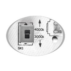 Ecolite WMAT350-25W/CR - LED Stropné svietidlo MARTIN LED/25W/230V IP65 čierna