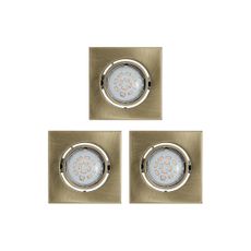 Eglo 93248 - SADA 3x LED podhľadové svietidlo IGOA 3xGU10/5W/230V