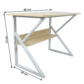 Pracovný stôl s policou TARCAL Tempo Kondela 80x40 cm