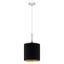 Eglo - LED Luster na lanku TUNJA 1xE27/60W/230V čierna