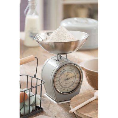 Sivá kuchynská váha Kitchen Craft Living Nostalgia, 4 kg