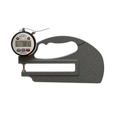 Mikrometrický hrúbkomer digitálny KINEX ABZ 0-10mm, dĺžka ramena 120mm, 0,01mm, DIN 863