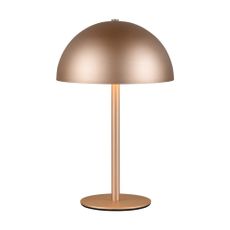 LED stolová lampa v bronzovej farbe s kovovým tienidlom (výška 21 cm) Munoz – Trio