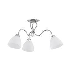 Prisadený luster ARIEL 3xE27/15W/230V chróm