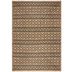 Flair Rugs koberce Kusový koberec Printed Jute Luis Natural/Black - 200x290 cm