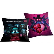 Obojstranný vankúš Päť nocí u Freddyho - Five Nights at Freddy's: VR Help Wanted - 40 x 40 cm