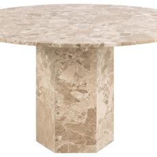 Actona Jídelní stůl Naxos 130 cm mramor Latte