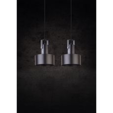 Luster na lanku RIF 2xE27/60W/230V čierna