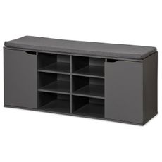 Kesper 15919 Botník s podsedákom, sivá, 103 x 48 x 30,5 cm